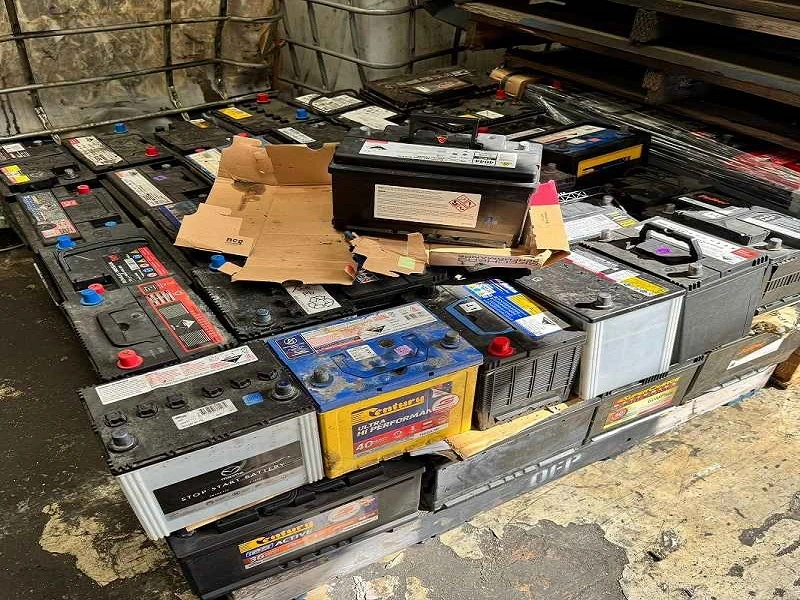 Scrap batteries