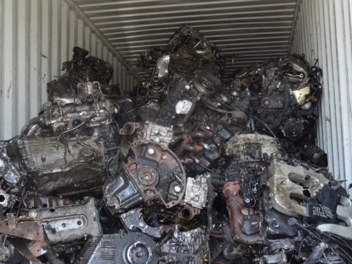 Scrap car engines